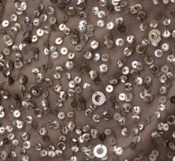 Adrianna Papell Scoop Back Sequin Gown In Lead -Adrianna Papell Shop 091874600 LED Regular Alternate