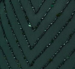 Adrianna Papell Art Deco Beaded Blouson Dress With Halter Neckline In Dusty Emerald -Adrianna Papell Shop 191914100 AA302 Regular Alternate