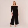Adrianna Papell Plus Size Signature Blouson Jumpsuit In Black -Adrianna Papell Shop AP1D104323 AA002 Plus Default