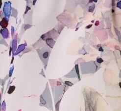 Adrianna Papell Floral Mock Neck Midi Dress In Dusty Blue Multi 13 Adrianna Papell Floral Mock Neck Midi Dress In Dusty Blue Multi -Adrianna Papell Shop AP1D104505 CJ980 Regular Alternate