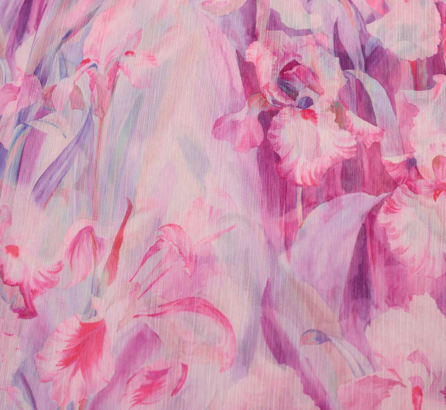 Adrianna Papell Plus Size Floral-Printed Chiffon Short Dress In Pink Multi 8 Adrianna Papell Plus Size Floral-Printed Chiffon Short Dress In Pink Multi - Image 6