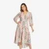 Adrianna Papell Floral-Print Chiffon Short Dress In Blush Multi -Adrianna Papell Shop AP1D104655 AM970 Regular Default