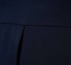 Adrianna Papell Plus Size Satin Crepe Ruffled Cropped Jumpsuit In Dark Navy 13 Adrianna Papell Plus Size Satin Crepe Ruffled Cropped Jumpsuit In Dark Navy -Adrianna Papell Shop AP1D104719 AV410 Plus Alternate