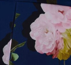 Adrianna Papell Plus Size Floral Print Chiffon Cropped Jumpsuit In Navy Multi 14 Adrianna Papell Plus Size Floral Print Chiffon Cropped Jumpsuit In Navy Multi -Adrianna Papell Shop AP1D104961 AA980 Plus Alternate