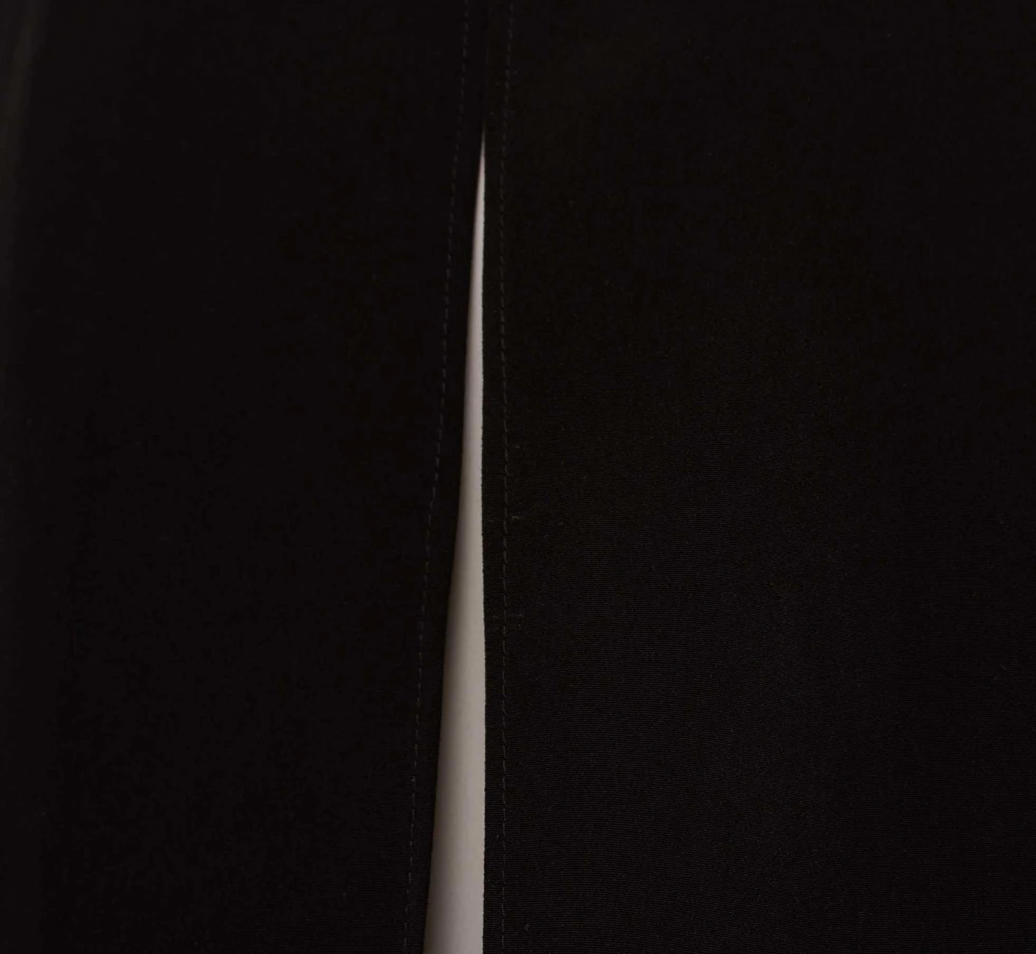 Adrianna Papell Plus Size Colorblock Matte Crepe Cropped Jumpsuit With Skirt Overlay In Black Ivory 8 Adrianna Papell Plus Size Colorblock Matte Crepe Cropped Jumpsuit With Skirt Overlay In Black Ivory - Image 6