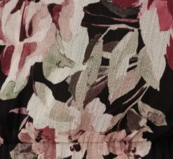 Adrianna Papell Plus Size Floral Chiffon Dress With Three Quarter Length Sleeves In Black Multi 14 Adrianna Papell Plus Size Floral Chiffon Dress With Three Quarter Length Sleeves In Black Multi -Adrianna Papell Shop AP1D105038 AA963 Plus Alternate