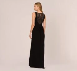 Adrianna Papell Hand-Sequined Ruched Long Jersey Gown In Black 11 Adrianna Papell Hand-Sequined Ruched Long Jersey Gown In Black -Adrianna Papell Shop AP1E208172 AA002 Regular Back 3cbd1e08 4ae9 48d9 9a95 21a87c4e5942