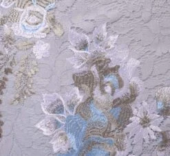 Adrianna Papell Floral Embroidered Gown In Blue Breeze 12 Adrianna Papell Floral Embroidered Gown In Blue Breeze -Adrianna Papell Shop AP1E209277 AD497 Regular Alternate