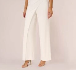 Adrianna Papell Beaded One-Shoulder Matte Jersey Jumpsuit In Ivory 12 Adrianna Papell Beaded One-Shoulder Matte Jersey Jumpsuit In Ivory -Adrianna Papell Shop AP1E209618 AA194 Regular Lifestyle