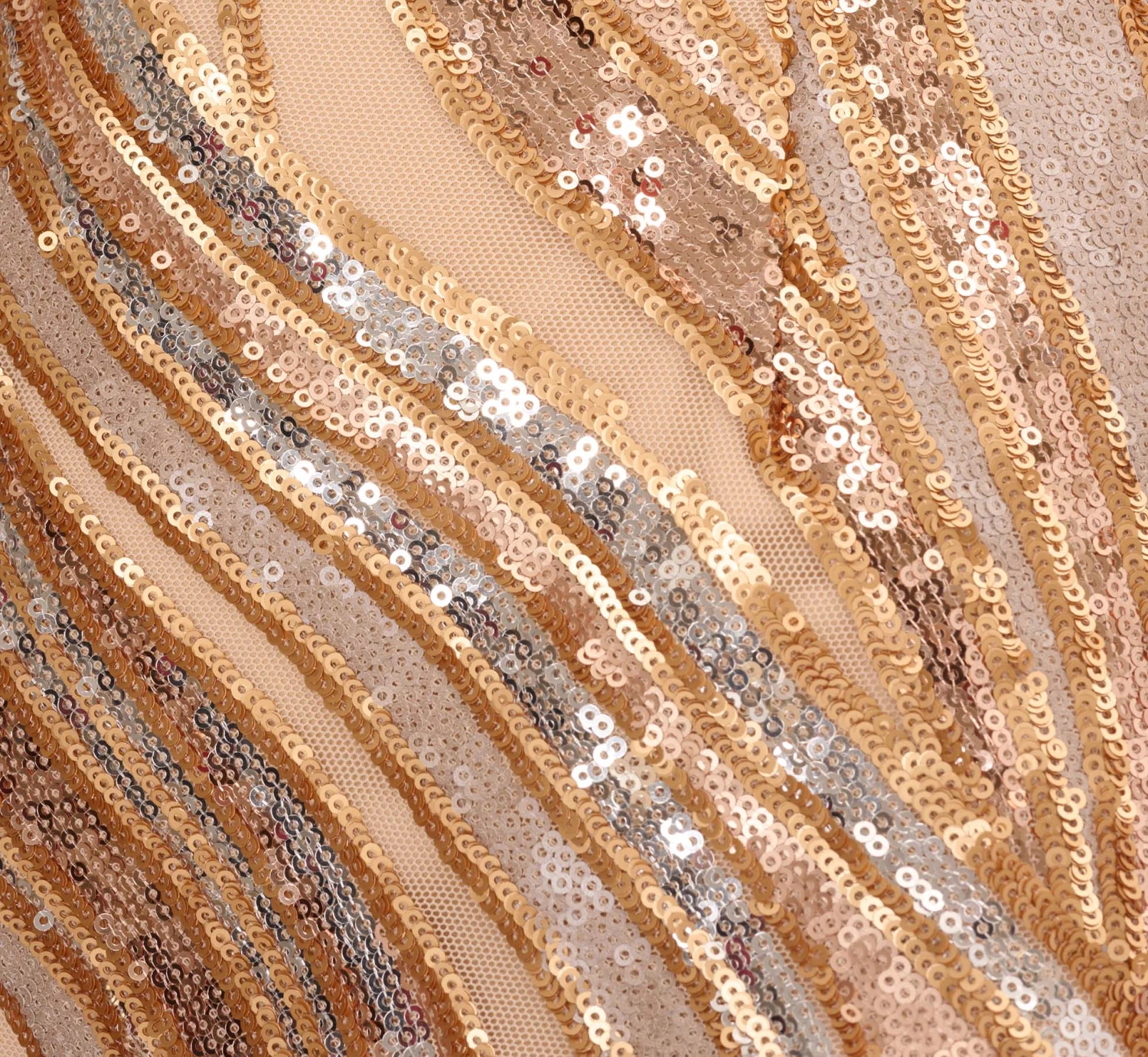 Adrianna Papell One Shoulder Abstract Sequin Gown In Champagne Gold Multi 9 Adrianna Papell One Shoulder Abstract Sequin Gown In Champagne Gold Multi - Image 7