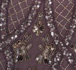 Adrianna Papell Sequin Beaded Gown With Sheer Cape Sleeves In Moonscape 13 Adrianna Papell Sequin Beaded Gown With Sheer Cape Sleeves In Moonscape -Adrianna Papell Shop AP1E210128 AD542 Regular Alternate