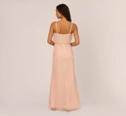 Adrianna Papell Hand-Beaded Blouson Long Sleeveless Gown In Blush -Adrianna Papell Shop AP1E210158 AD684 Regular Back c0b13e6b b041 4e11 92d6 7e002dbed024