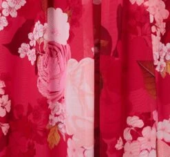 Adrianna Papell Floral Print One Shoulder Chiffon Long Gown In Pink Multi -Adrianna Papell Shop AP1E210404 AE970 Regular Alternate