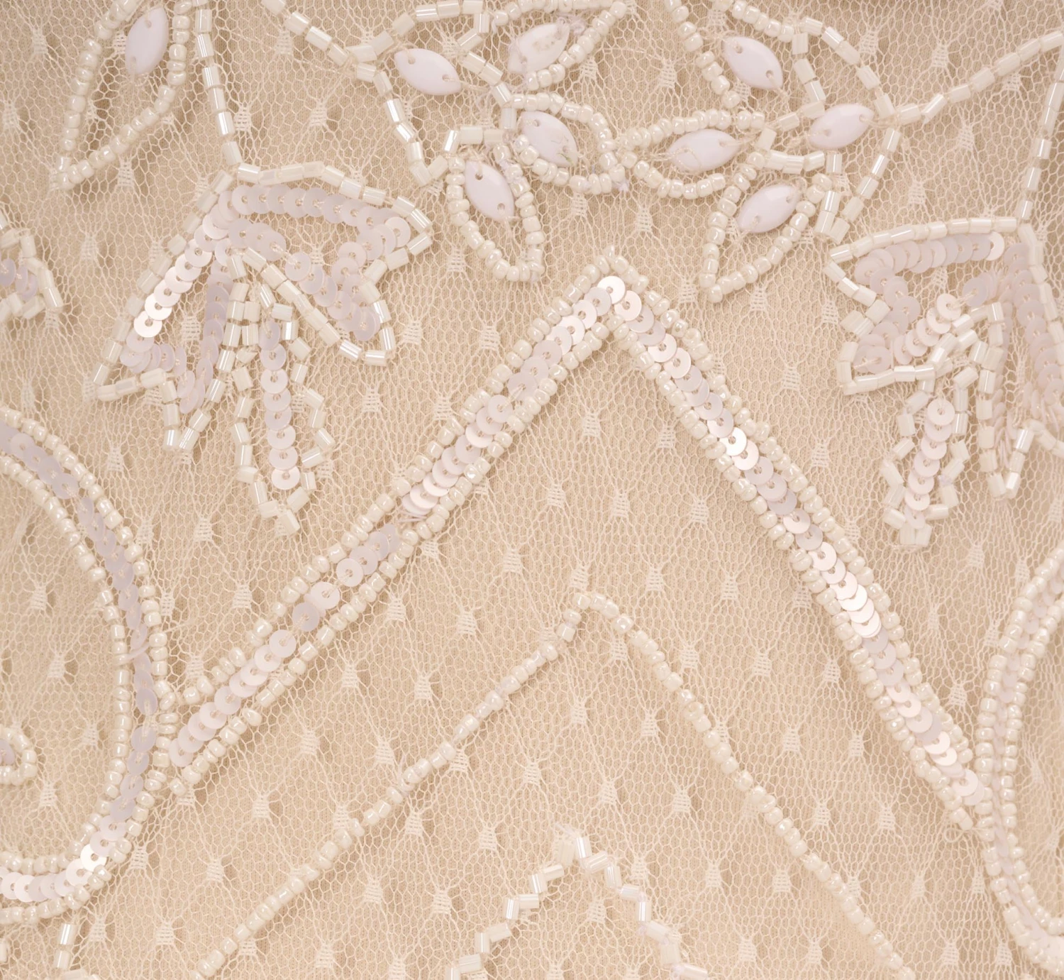 Adrianna Papell Sequin Beaded Sheath Dress With Corset Back In Ivory Pearl 8 Adrianna Papell Sequin Beaded Sheath Dress With Corset Back In Ivory Pearl - Image 6