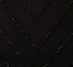 Adrianna Papell Art Deco Beaded Mermaid Gown With Cowl Neckline In Black -Adrianna Papell Shop AP1E210577 AA002 Regular Alternate