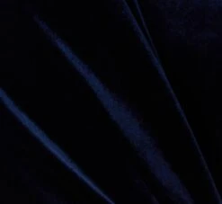 Adrianna Papell One Shoulder Velvet Jumpsuit With Draped Accent In Midnight -Adrianna Papell Shop AP1E210667 AB411 Regular Alternate