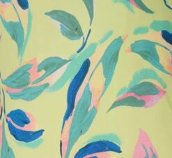 Foliage Printed Satin Gown With Halter Neckline In Green Multi -Adrianna Papell Shop MN1E208141 AA390 Regular Alternate